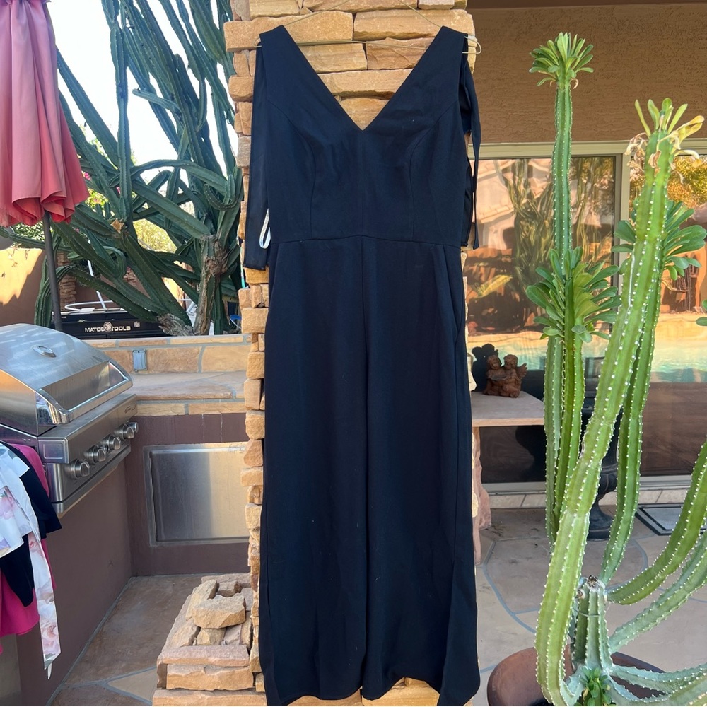 Lilly Pulitzer designer jumpsuit with tie straps